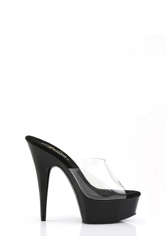 Delight-601 Platform Slides - Black