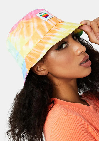Think Growth Tie Dye Bucket Hat