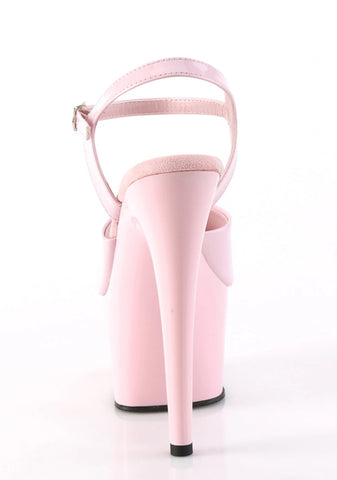 Adore-709 Platform Ankle Strap Sandals-Baby Pink