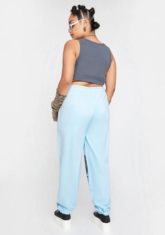 Plus Blue Manga Girls Jogger Sweatpants