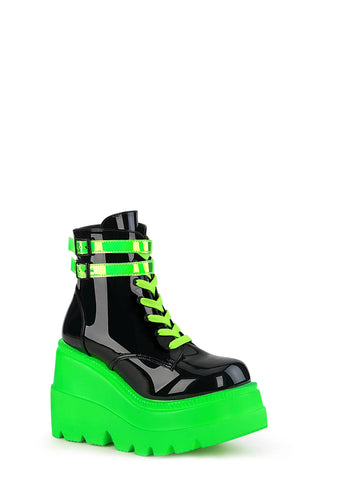 Shaker-52 Platform Ankle Boots