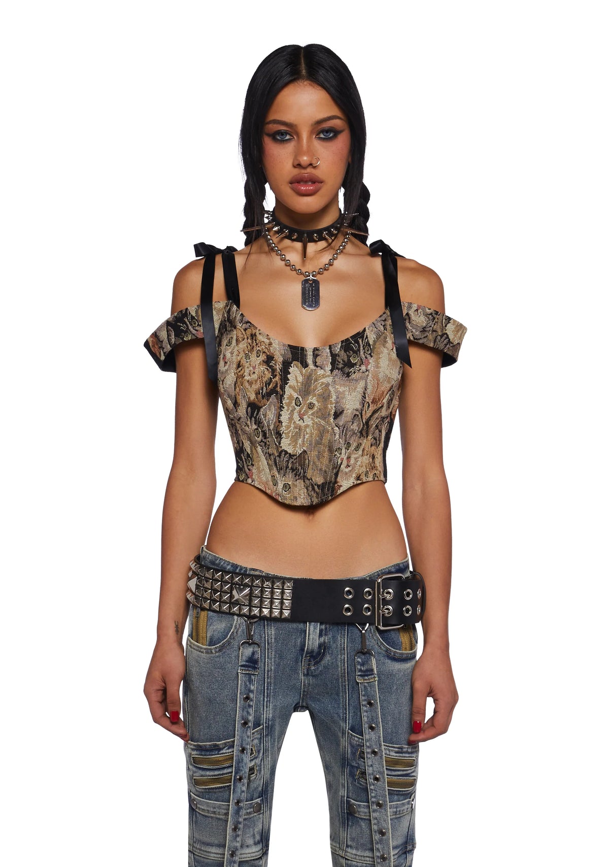 Pawsitive Thinking Corset Top