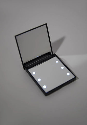 Square LED Compact Mirror