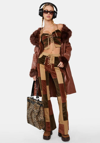 Struck By Wonder Patchwork Pants