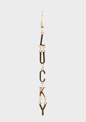 Push Your Luck Drop Earrings
