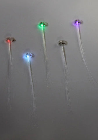 Heart On Light Up Hair Clips