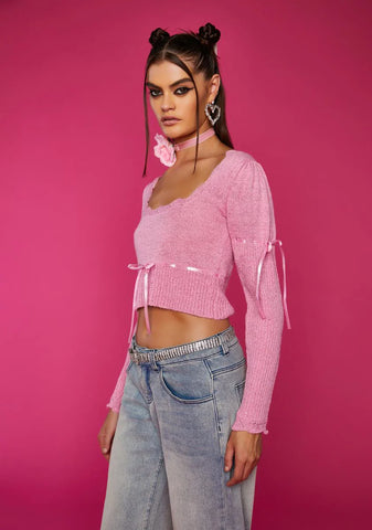 Luscious Life Crop Sweater