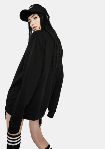 Satan Athletic Graphic Sweatshirt