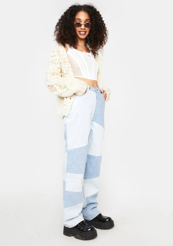 Applause Please Two Tone Denim Jeans