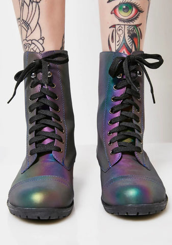 Rainbow Warrior Reflective Boots