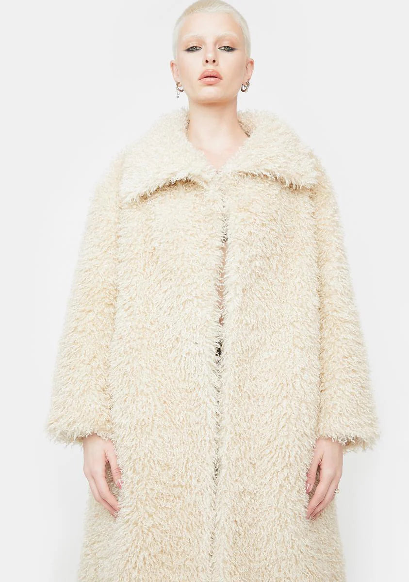 Liv Faux Fur Shag Coat