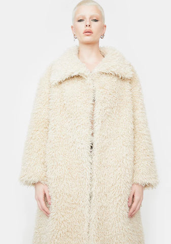 Liv Faux Fur Shag Coat