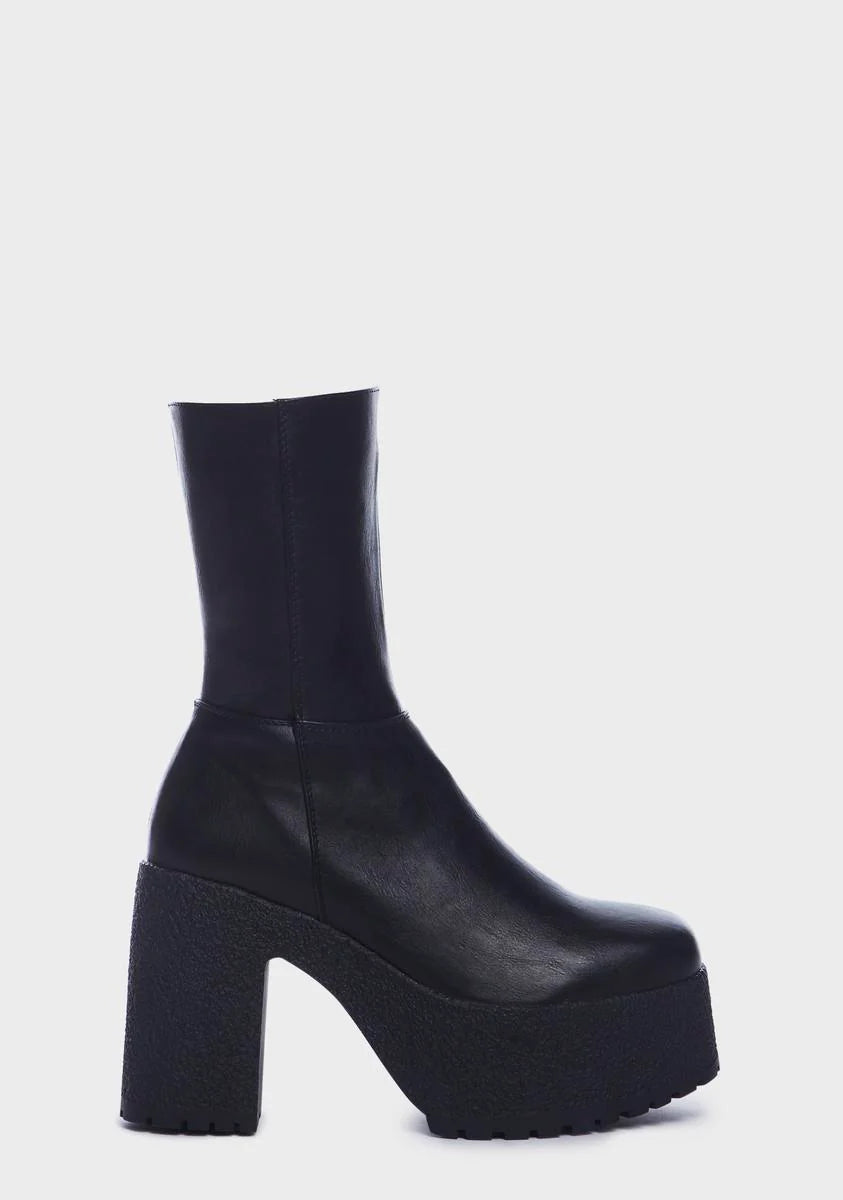 You Wish Chunky Platform Ankle Boots