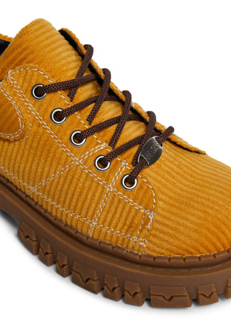 Witch Wannabe Teen Craft Oxfords - Yellow Corduroy