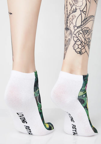 Patched 4 Life Ankle Socks