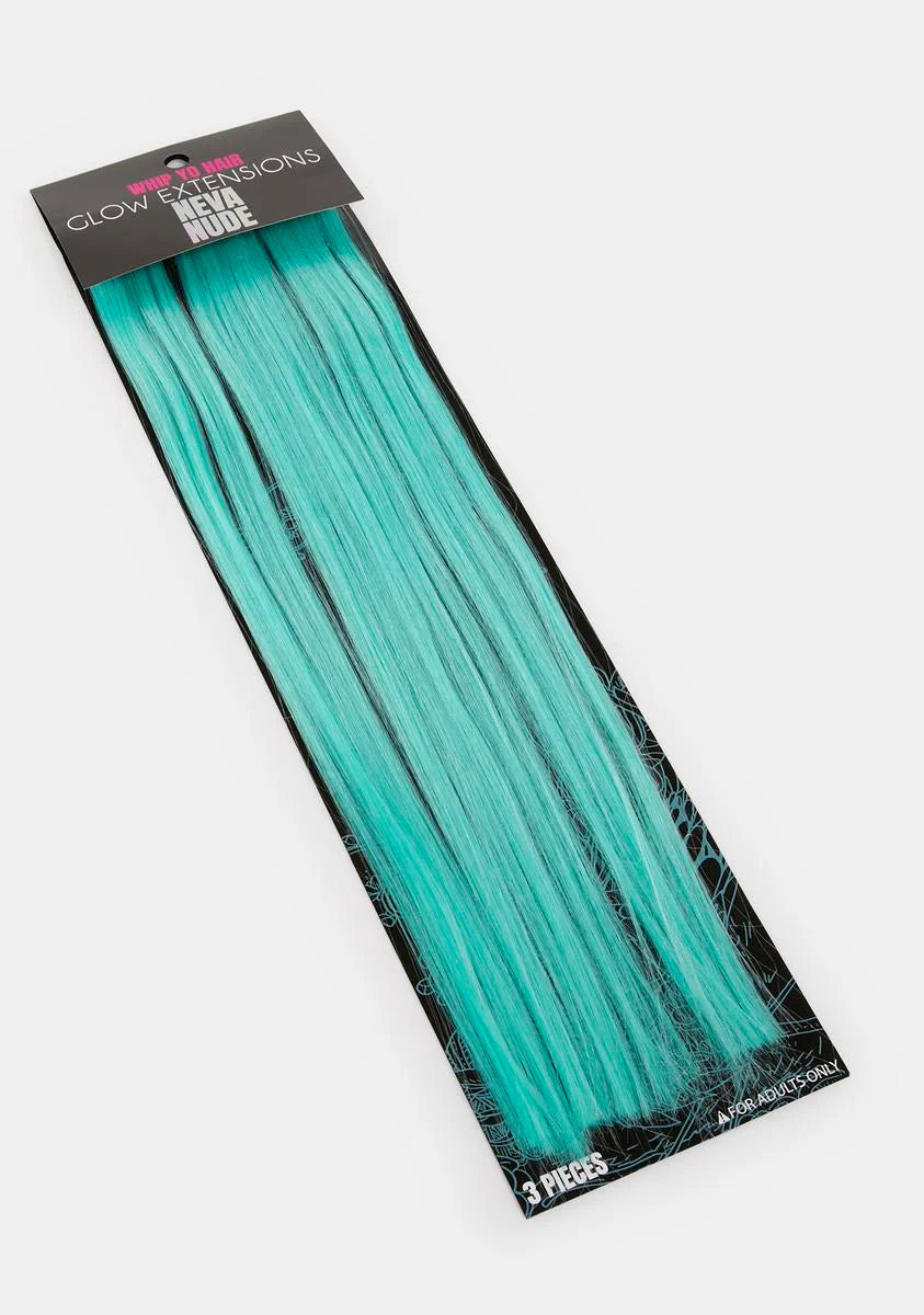 Mermaid Green Glow In The Dark Extensions 3-Pack
