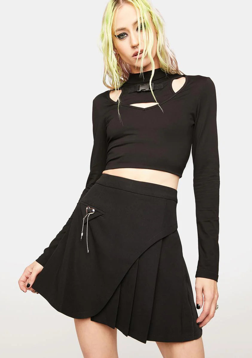 Waist Soil Series Pleated Skirt