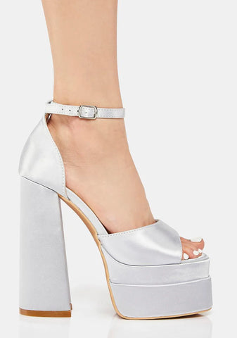 Too Late Now Platform Heels