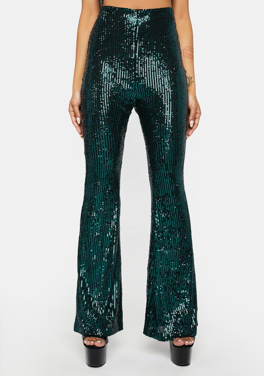 Thank U Next Sequin Flare Pants