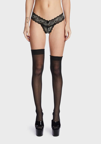 So Candid Lace Thong
