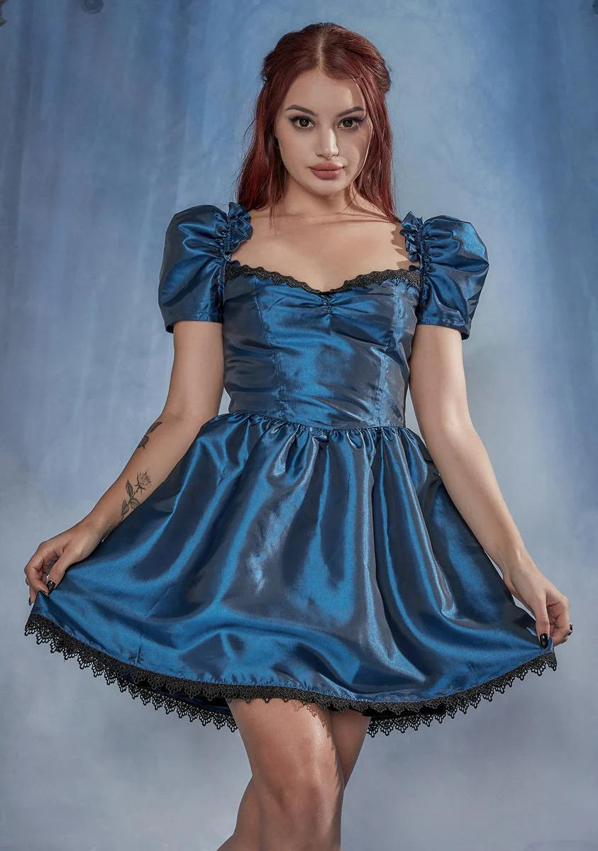 Angel Awakening Taffeta Babydoll Dress