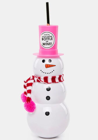 White The Snowman Jumbo Sipper Cup