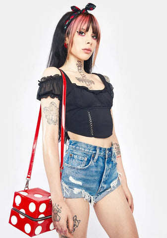 Shoulda Coulda Corset Crop Top