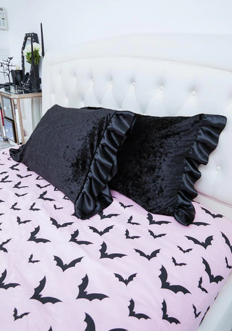 Sinister Snooze Velvet Pillow Cases