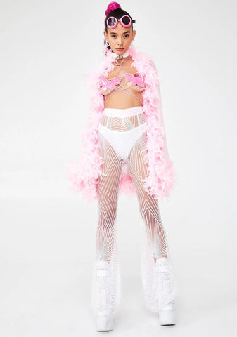 Sugar Walking In Memphis Glitter Flares