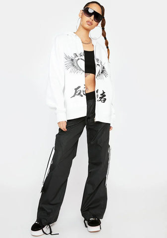 Guardian Angel Zip Up Hoodie