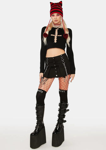 Grim In Love Cross Sweater