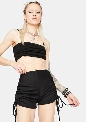 About That Life Ruched Shorts