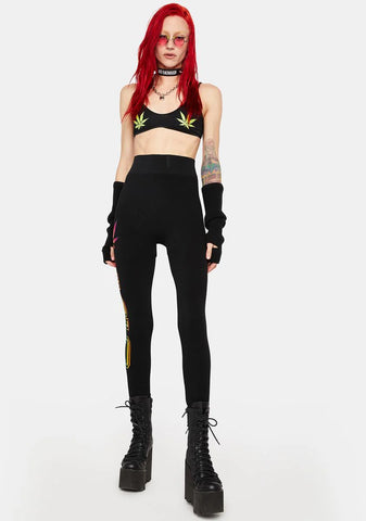 Rainbow Team 420 High Waist Leggings