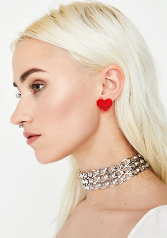 Honeymoon Heart Earrings