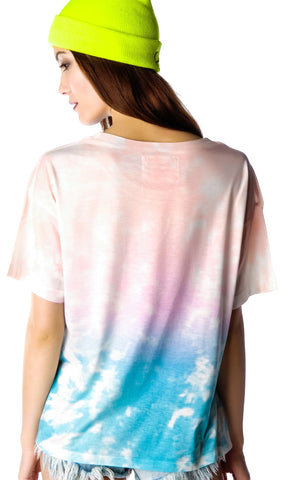 Wish Upon A Rainbow Unicorn Tee - Pink
