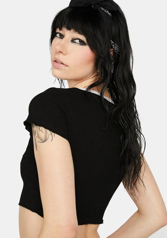 Cherry Do You Mean It Baby Tee