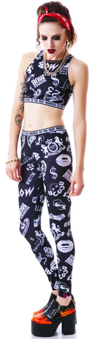 St Marks Crop Top - White