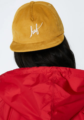 Script Corduroy Snapback