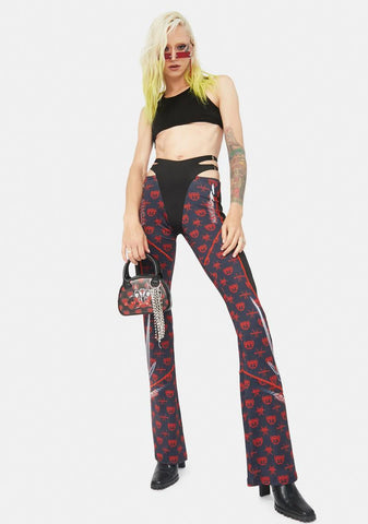 Red Monogram Speed Racer Pants
