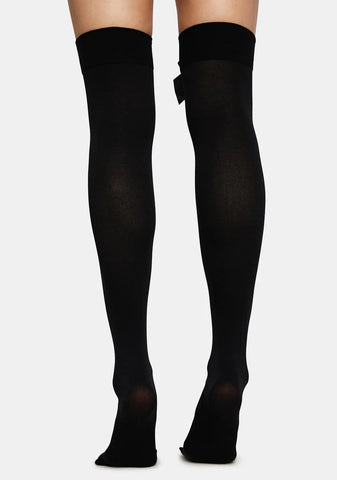 Always Ascending Thigh High Socks