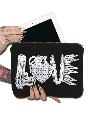 Love Kills iPad Clutch