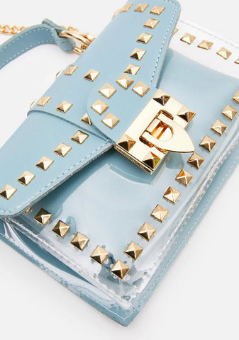 Edge Studded Handbag