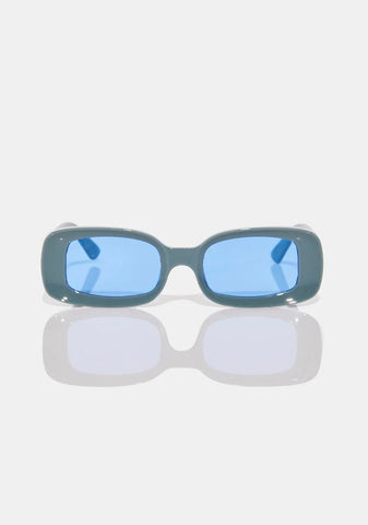 Sea Unseen Sights Rectangle Sunglasses