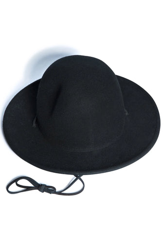 Celine Wool Hat - Dark Gray
