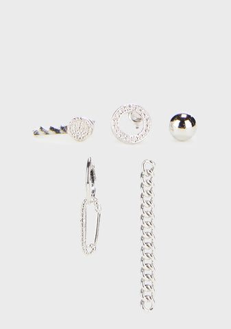 Fierce Diamond Earring Set
