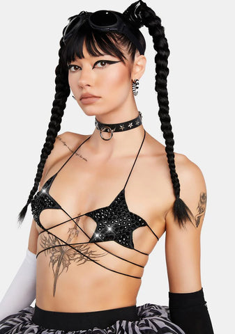 Dark Celestina Storm Backroads Bra Top