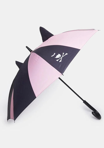 Happy When It Rains Kitty Umbrella