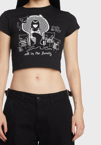 Kitten In The Family Baby Tee