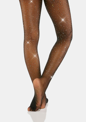 All That Glitters Fishnet Tights