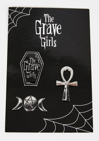 Totally Charmed Enamel Pins